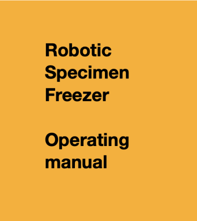 Manual: Cryo-Freezer